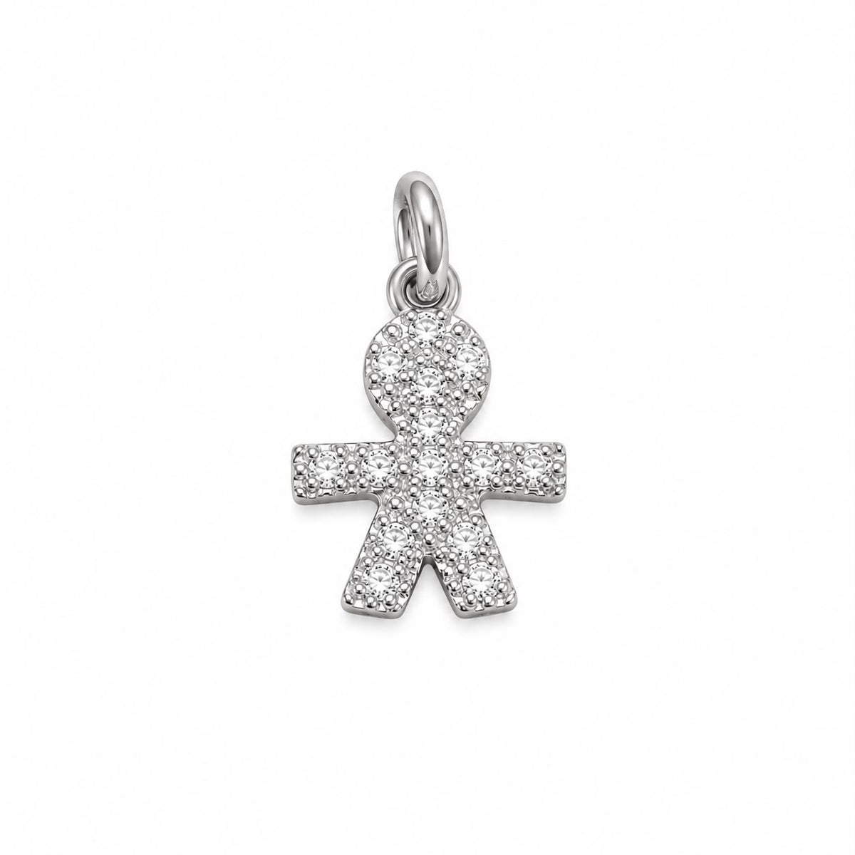 Baby Pendant with Zircons