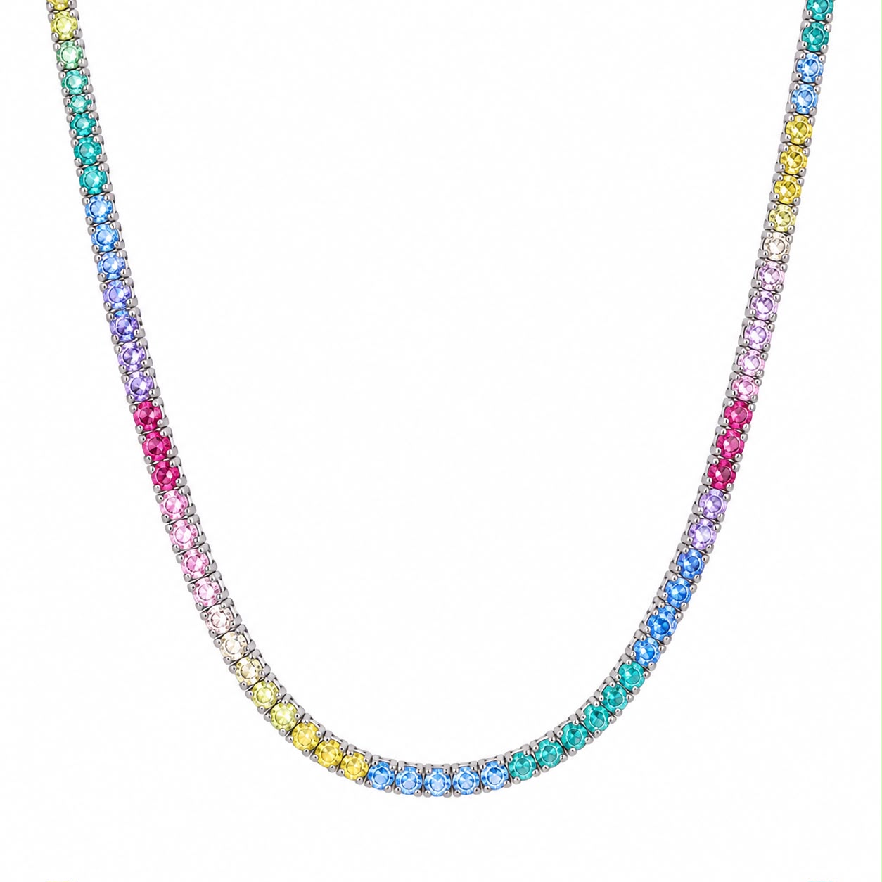 Sandy Tennis Necklace