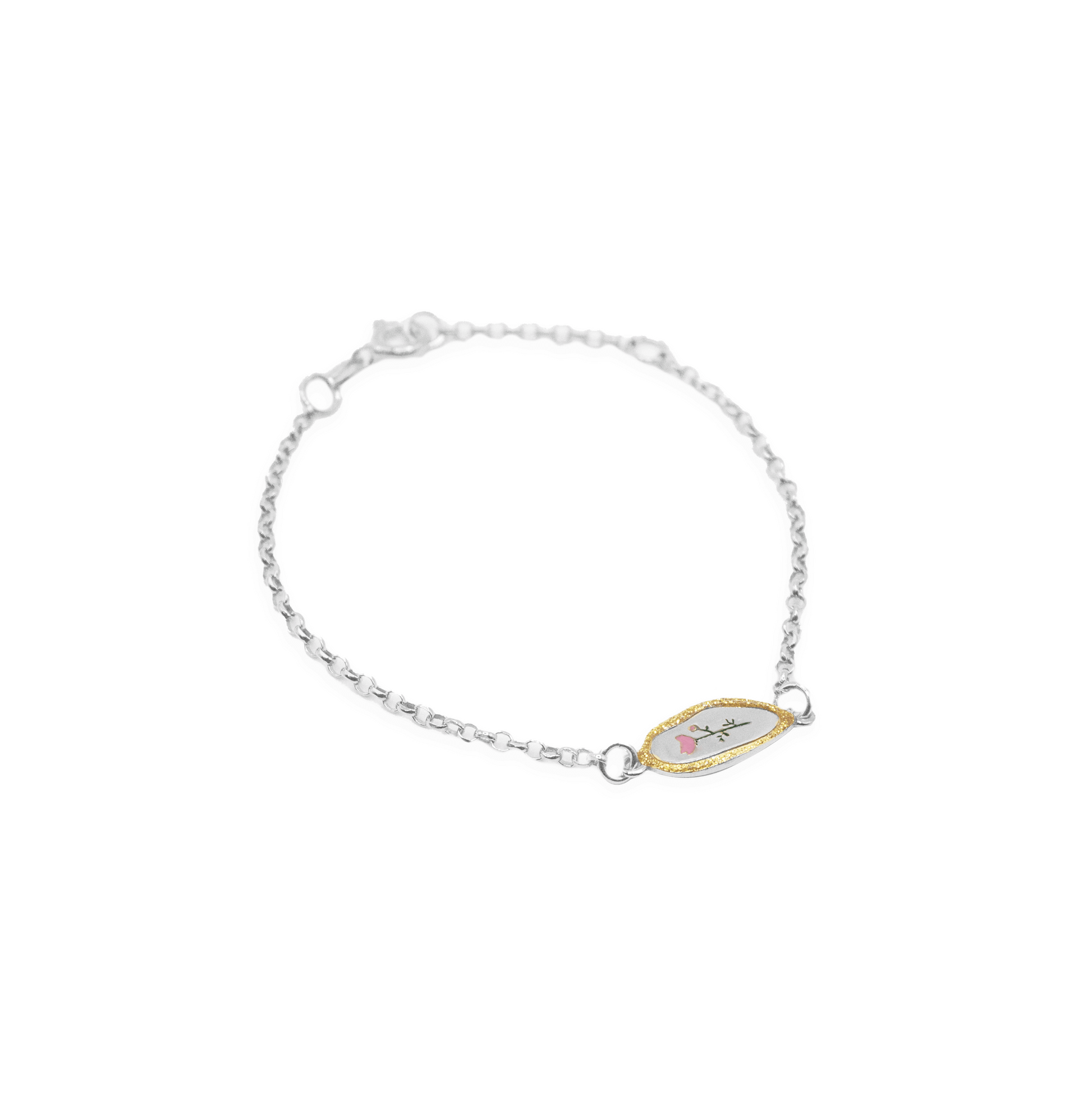 Giverny Diamond Plaque Bracelet
