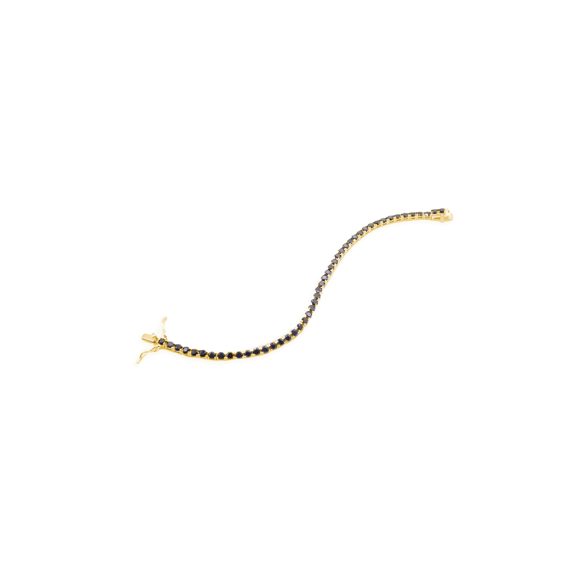 Sandy Tennis Bracelet Black