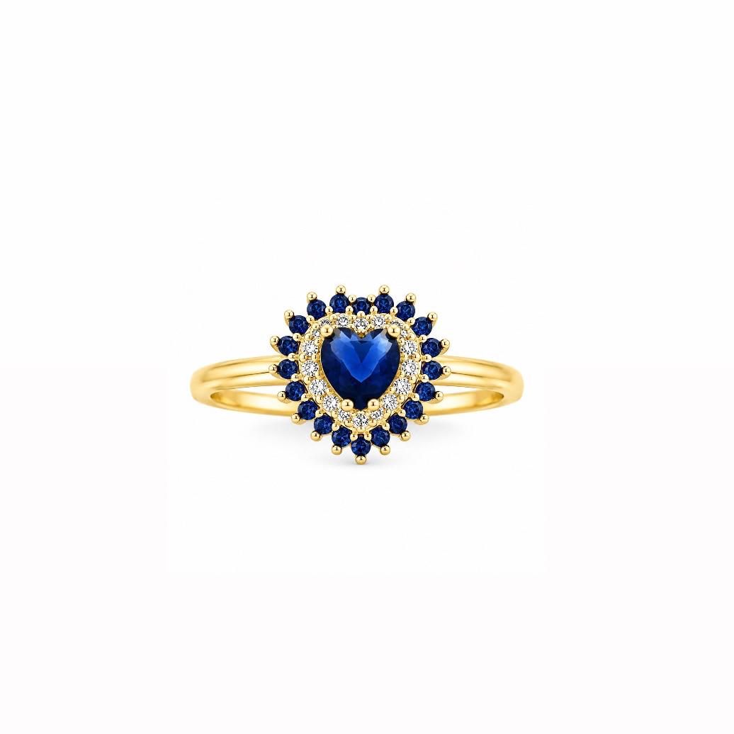 Anello Luxury Kate Cuore Bicolore