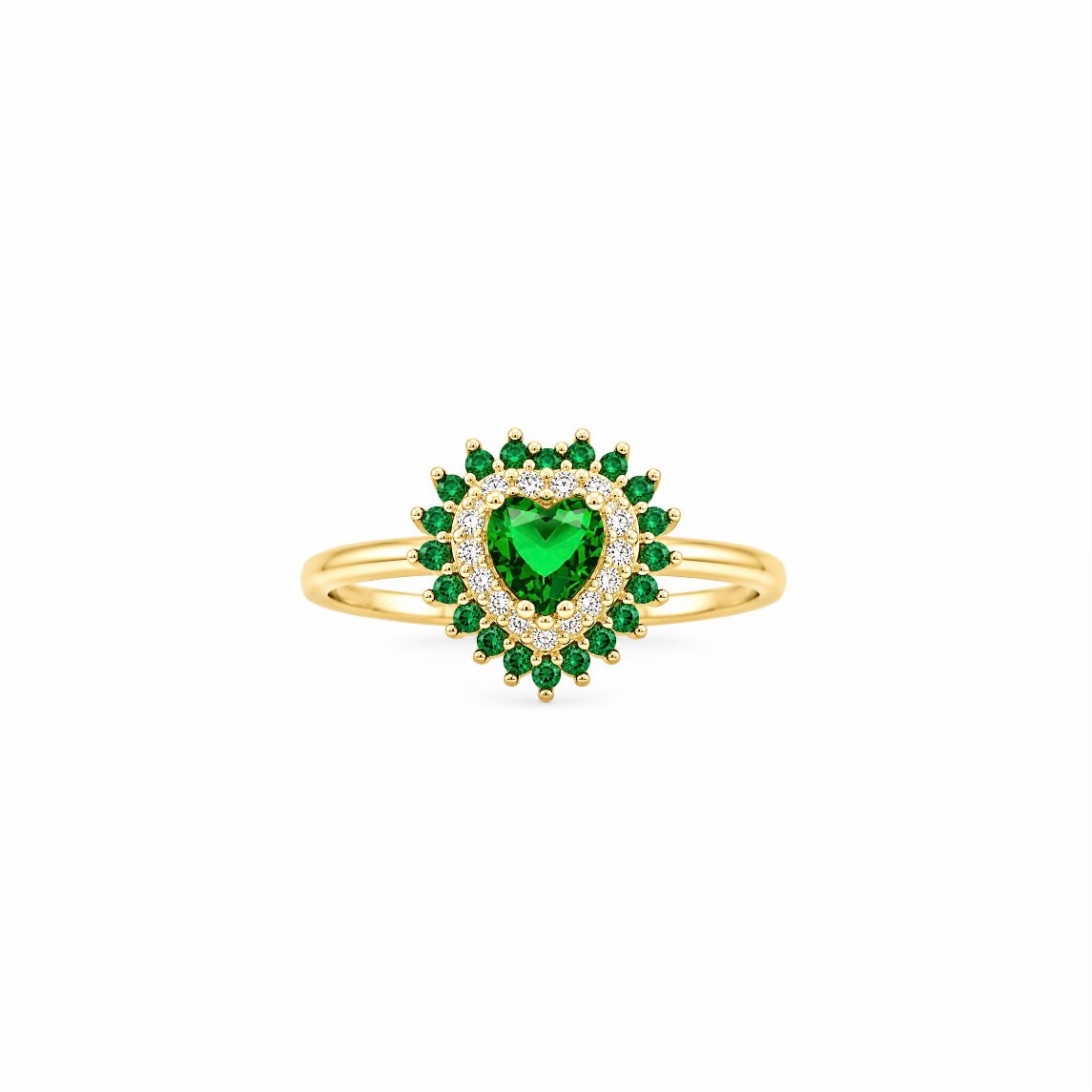 Anello Luxury Kate Cuore Bicolore