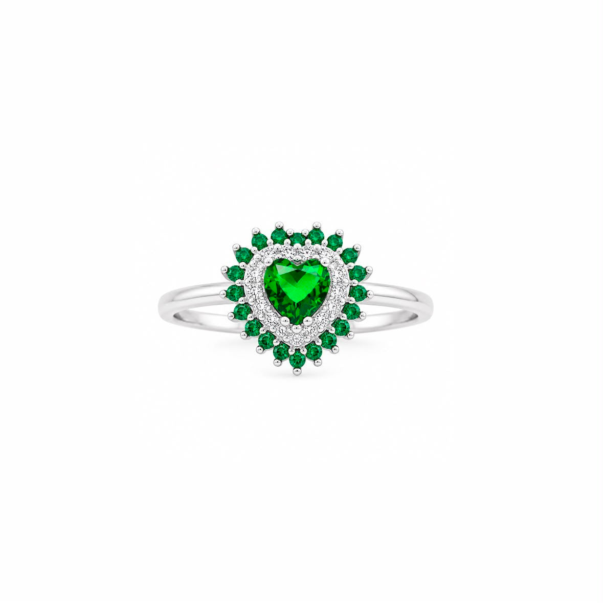 Anello Luxury Kate Cuore Bicolore