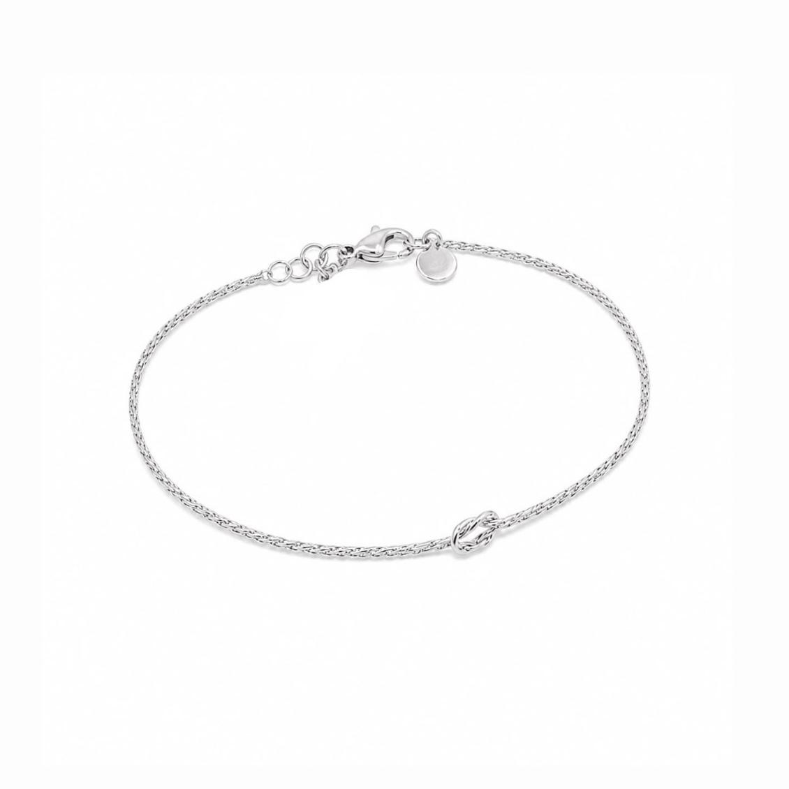 Pulsera Rígida Nudo Diamantado Málaga
