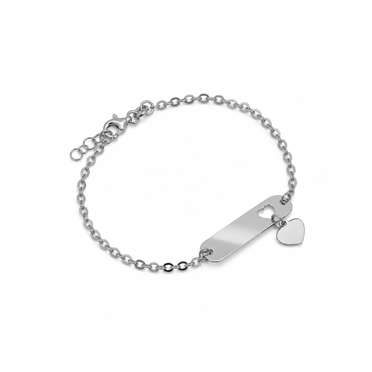 Memories Bracelet with Tag and Heart