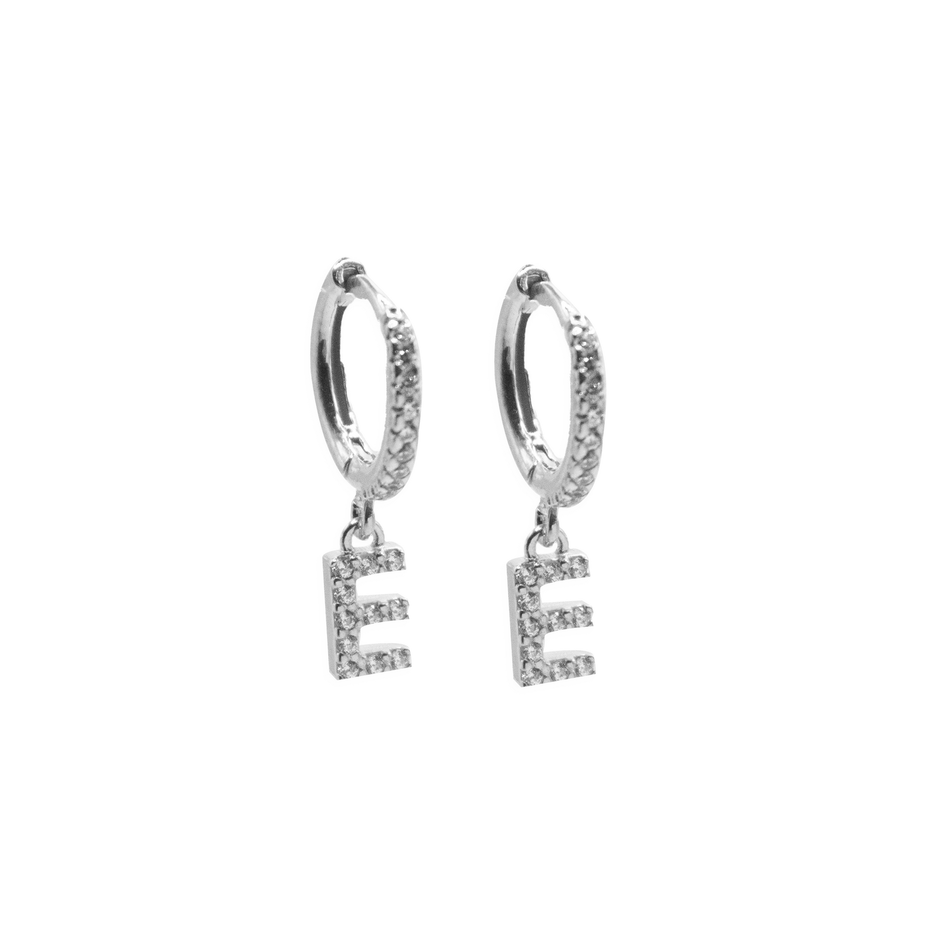 Precious Letter Dangle Earrings