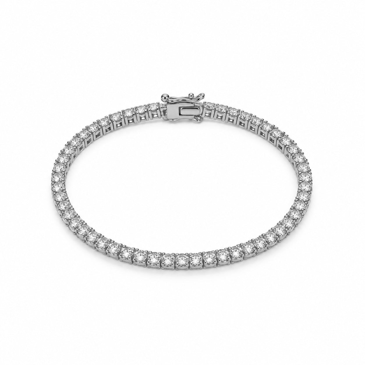 Sandy White Tennis Bracelet