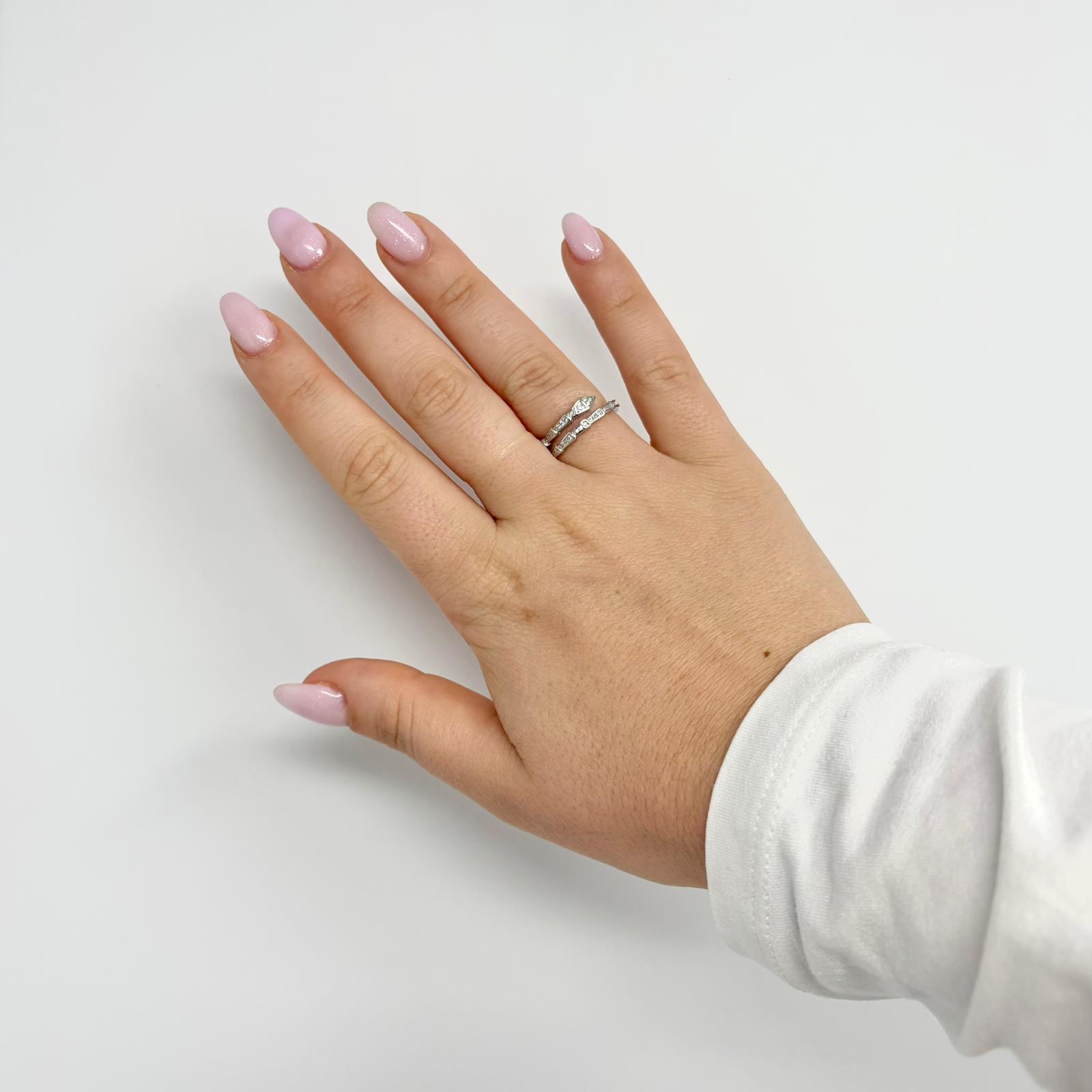 Anello Snake Zirconi