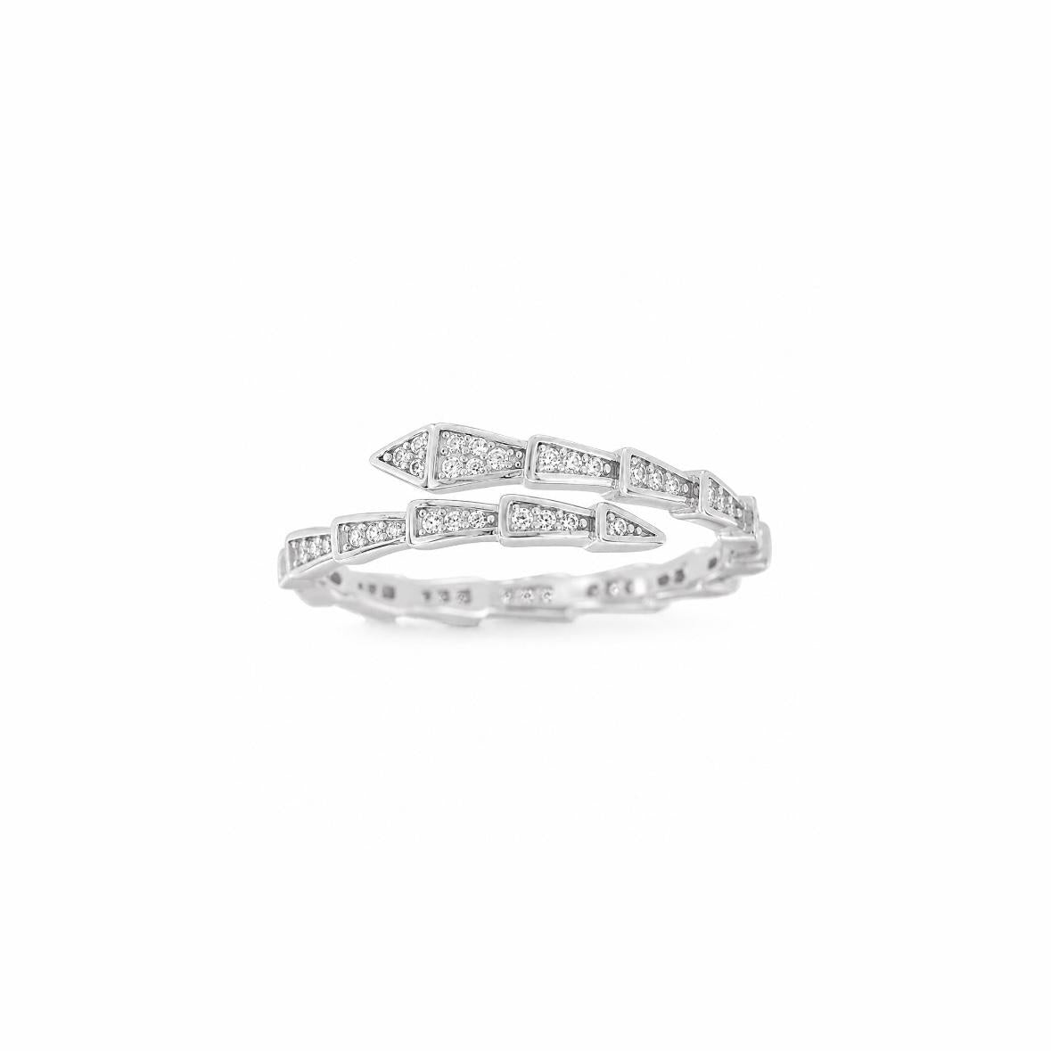 Snake Zircon Ring