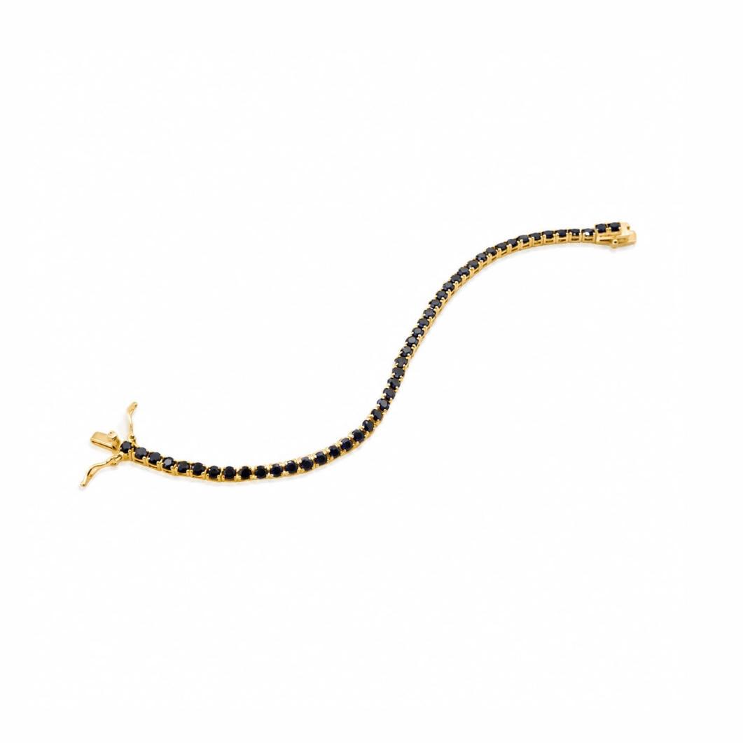 Sandy Tennis Bracelet Black